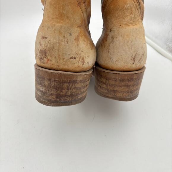 Vintage Texas Brand Campus Boots Men\'s 9.5D M 63 Western Workwear main image 9